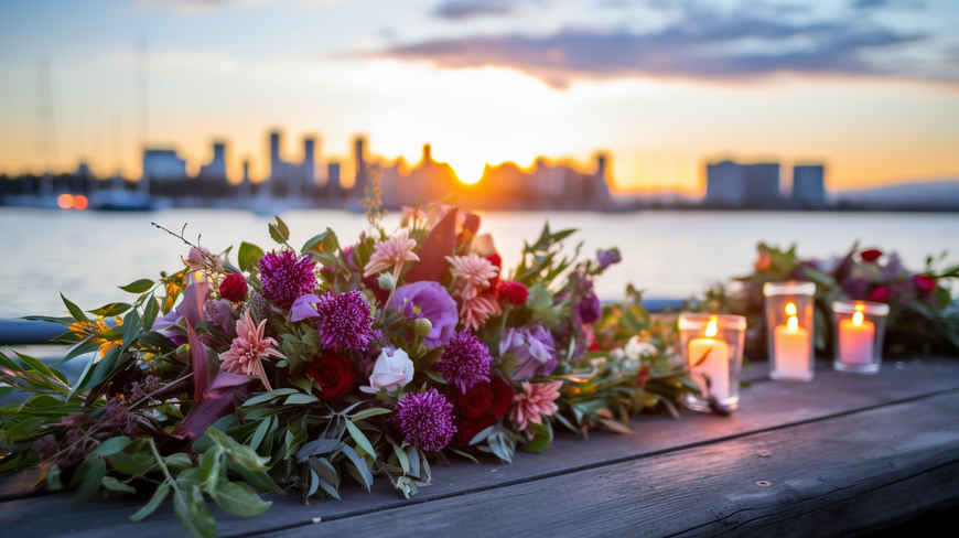 Heartfelt Funeral Flower Tribute | Vancouver