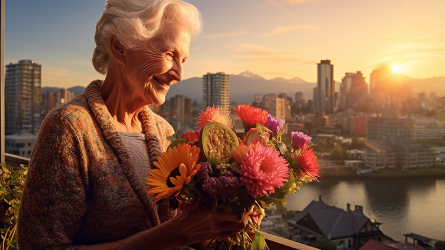 Celebrating National Senior Citizens Day 2023 with timeless floral tributes in Vancouver