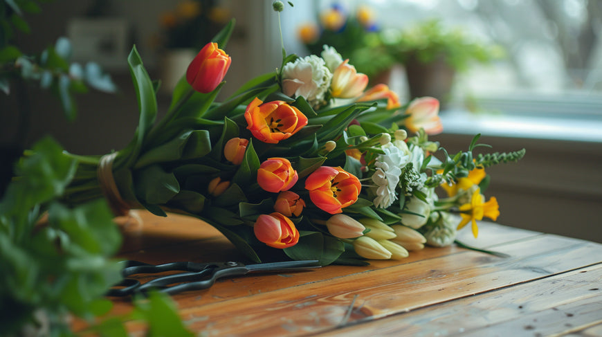 DIY Spring Bouquet with Local Vancouver Blooms