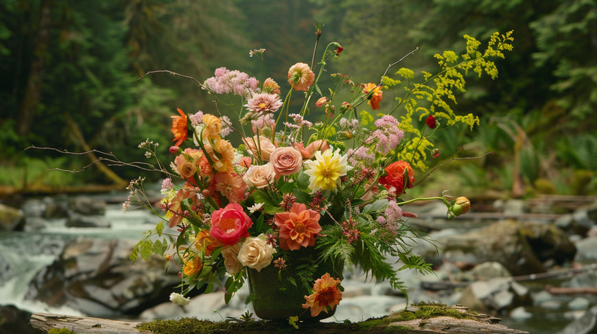 Eco-friendly floral arrangement for Earth Day