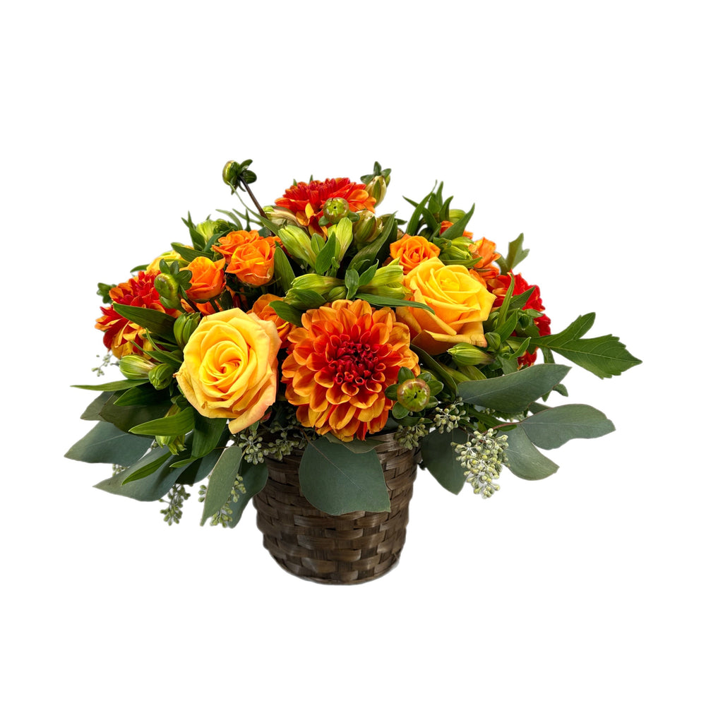 Dahlia Basket - Tooka Florist