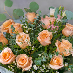 Boho Style Dozen Roses