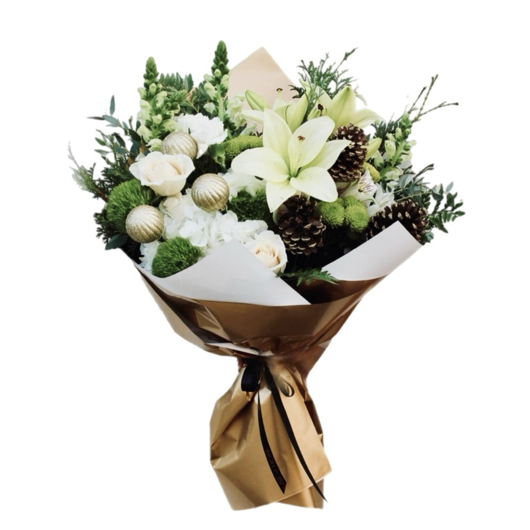 Gold Pine Bouquet - Tooka Florist