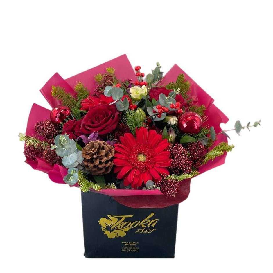 All is Bright Bouquet by Tooka Florist – Luxury Flowers Serving North, West & Greater Vancouver