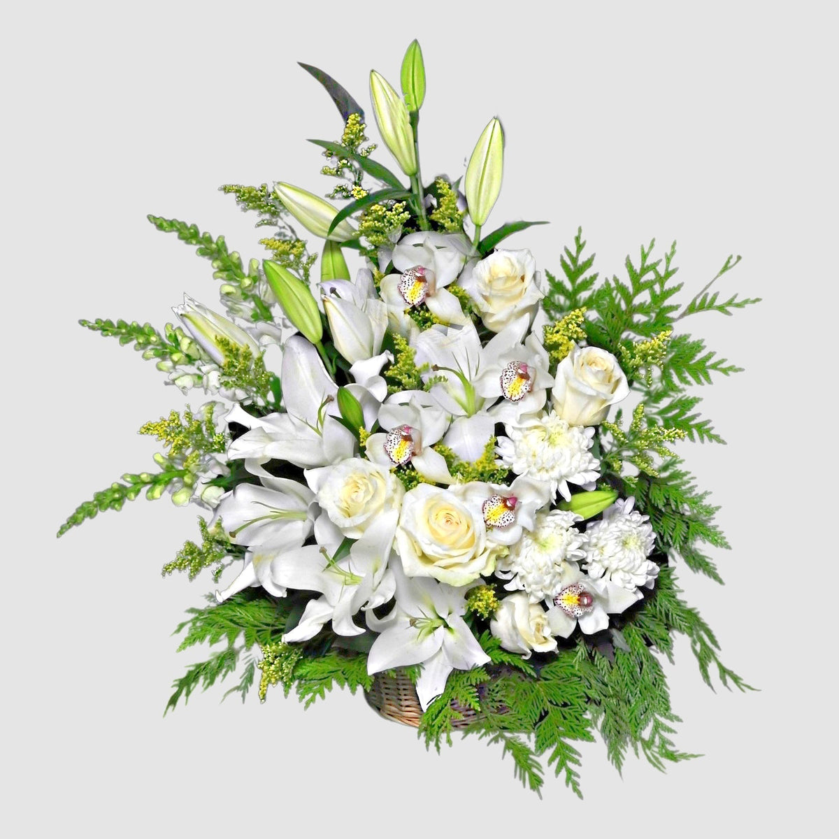 Basket of Love by Tooka Florist – Luxury Flowers Serving North, West & Greater Vancouver