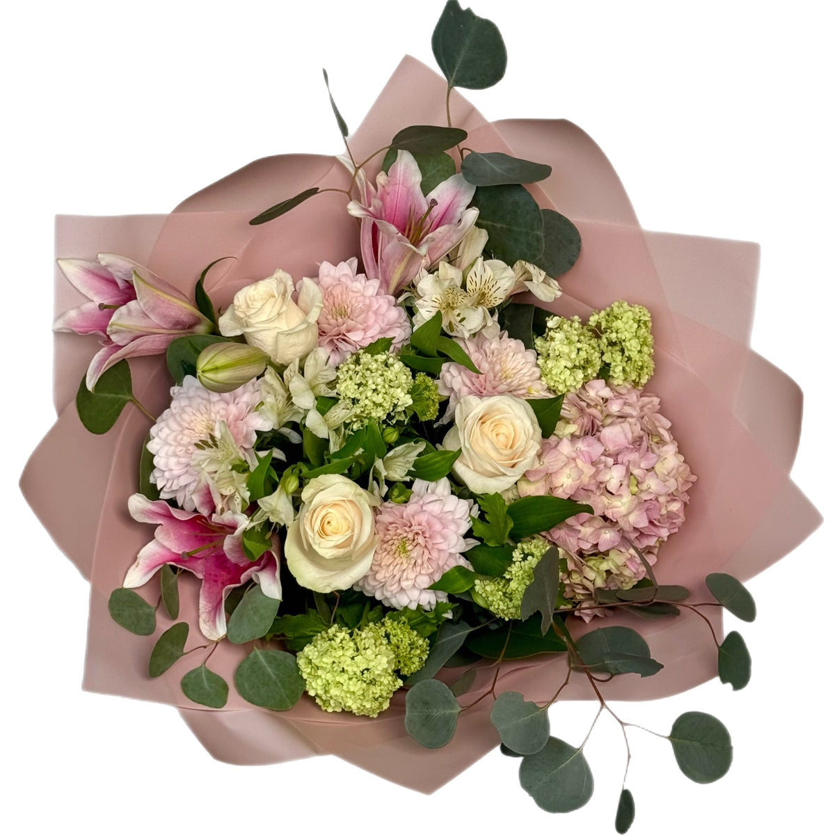 Blush Garden Bouquet by Tooka Florist – Luxury Flowers Serving North, West & Greater Vancouver