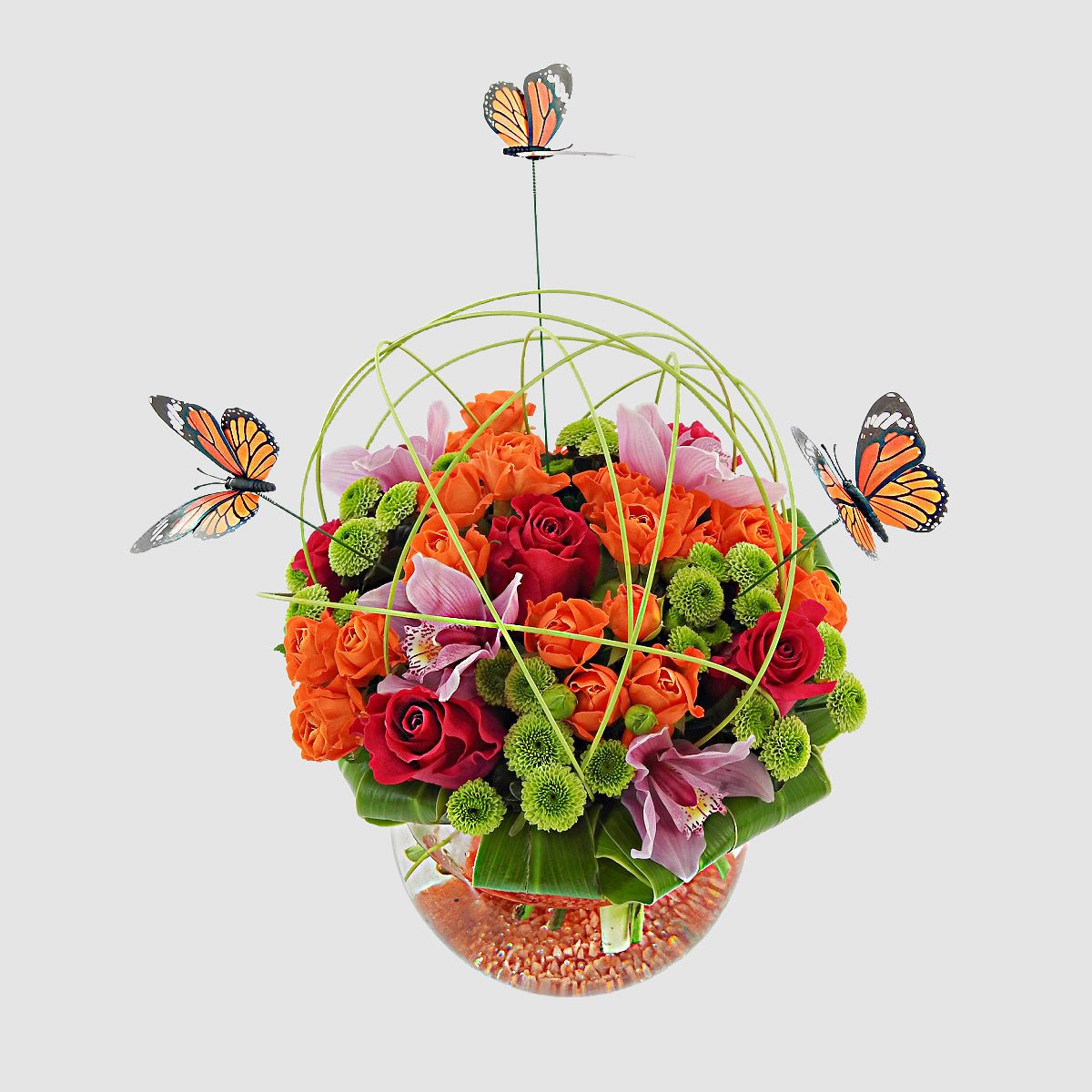 Butterfly Arrangement by Tooka Florist – Luxury Flowers Serving North, West & Greater Vancouver