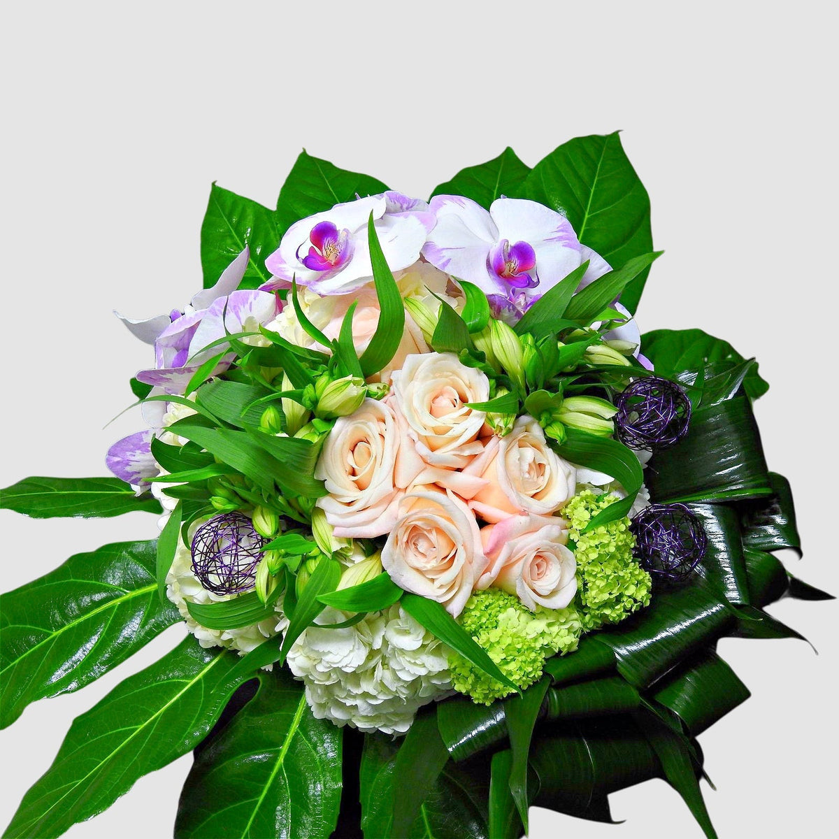 Circle of Purple by Tooka Florist – Luxury Flowers Serving North, West & Greater Vancouver