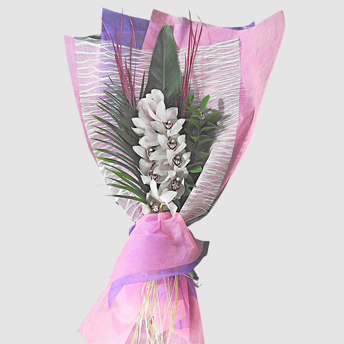 Cymbidium Orchid Bouquet by Tooka Florist – Luxury Flowers Serving North, West & Greater Vancouver