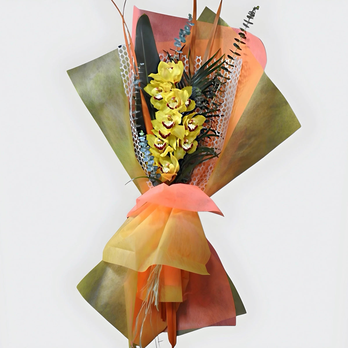Cymbidium Orchid Bouquet by Tooka Florist – Luxury Flowers Serving North, West & Greater Vancouver