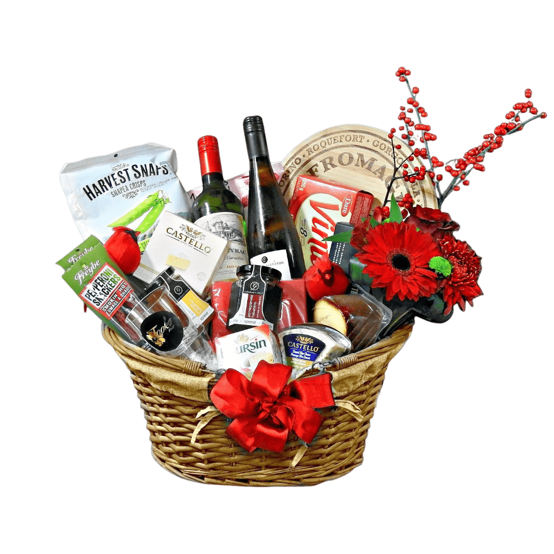 Designer choice Gourmet Gift Basket by Tooka Florist – Luxury Flowers Serving North, West & Greater Vancouver