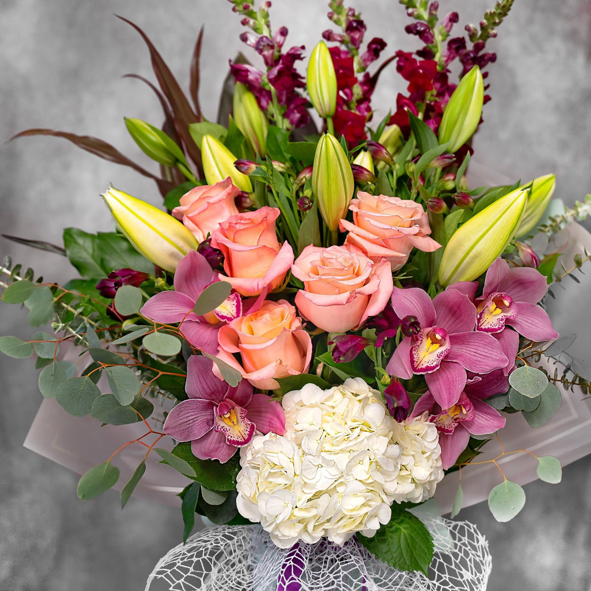 Dragon Bouquet by Tooka Florist – Luxury Flowers Serving North, West & Greater Vancouver