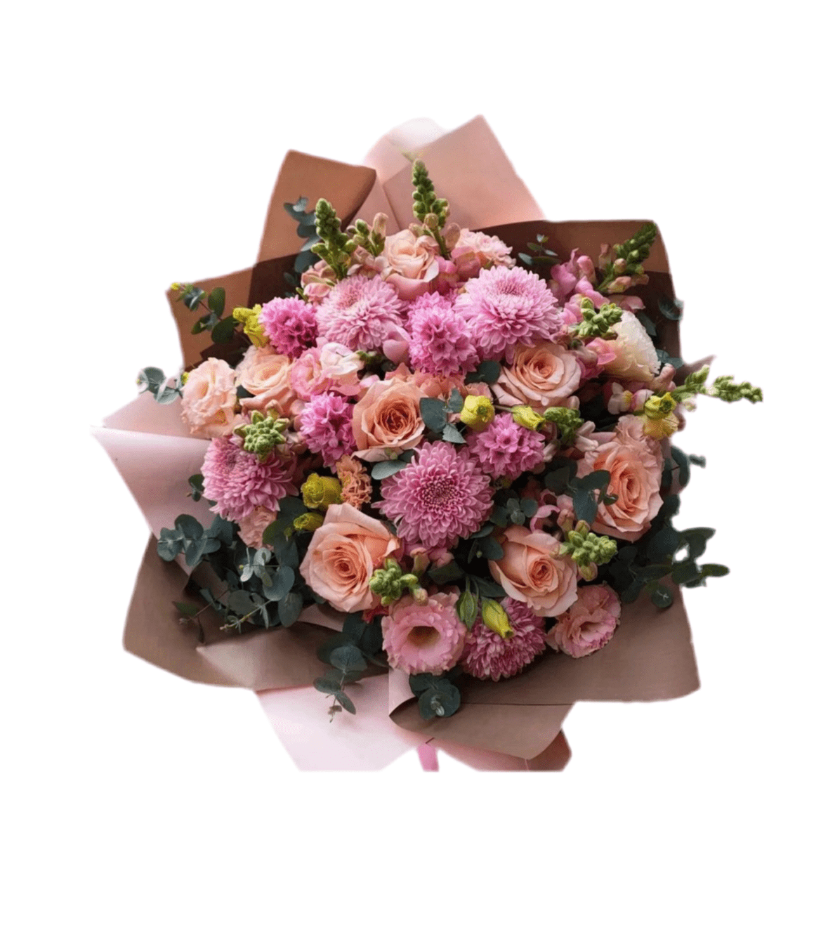 Elegant Pink & Peach by Tooka Florist – Luxury Flowers Serving North, West & Greater Vancouver