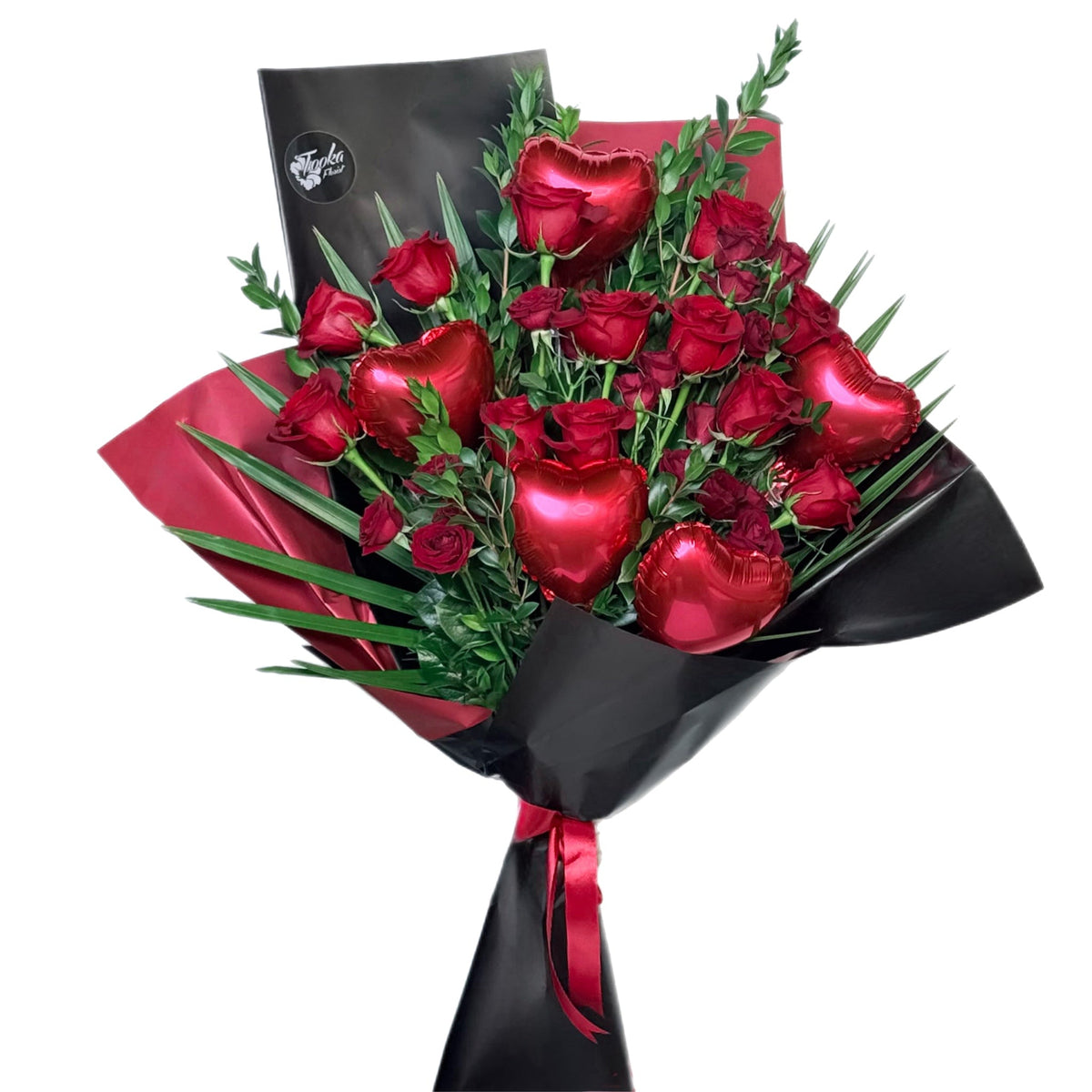 Heartbeat Rose Bouquet - Valentine’s Day Romantic Gift by Tooka Florist – Luxury Flowers Serving North, West & Greater Vancouver