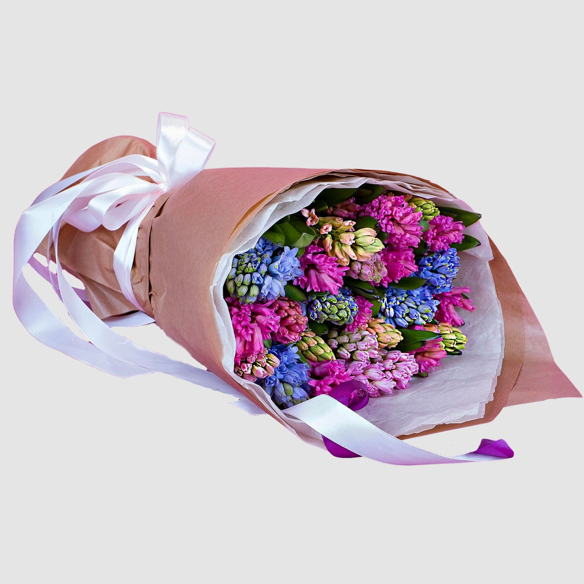Hyacinth Bouquet by Tooka Florist – Luxury Flowers Serving North, West & Greater Vancouver