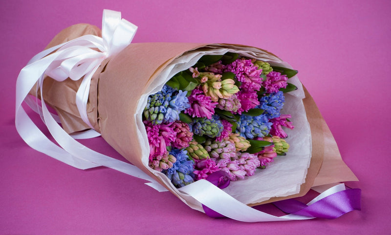 Hyacinth Bouquet by Tooka Florist – Luxury Flowers Serving North, West & Greater Vancouver