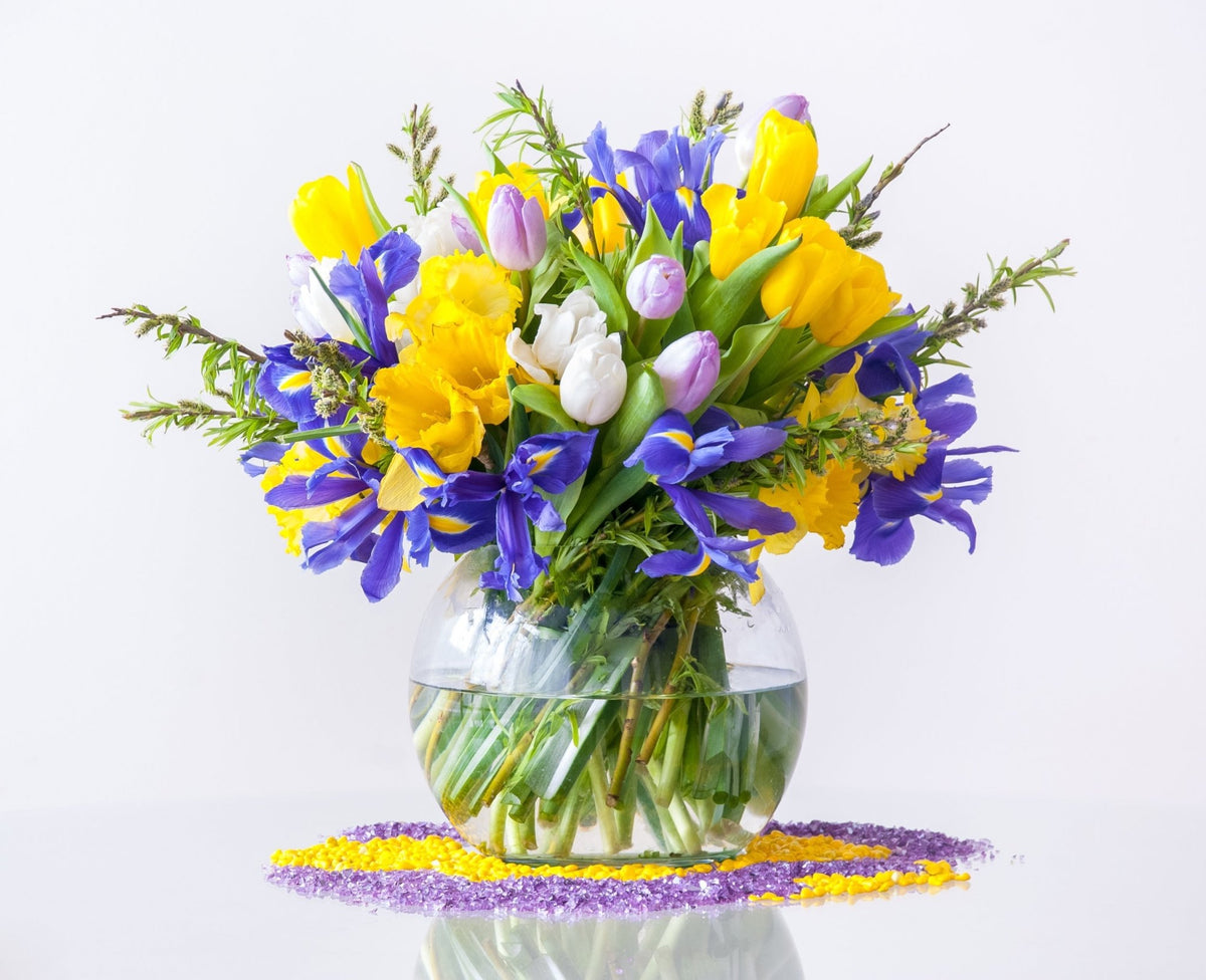 Iris & Tulip Garden by Tooka Florist – Luxury Flowers Serving North, West & Greater Vancouver