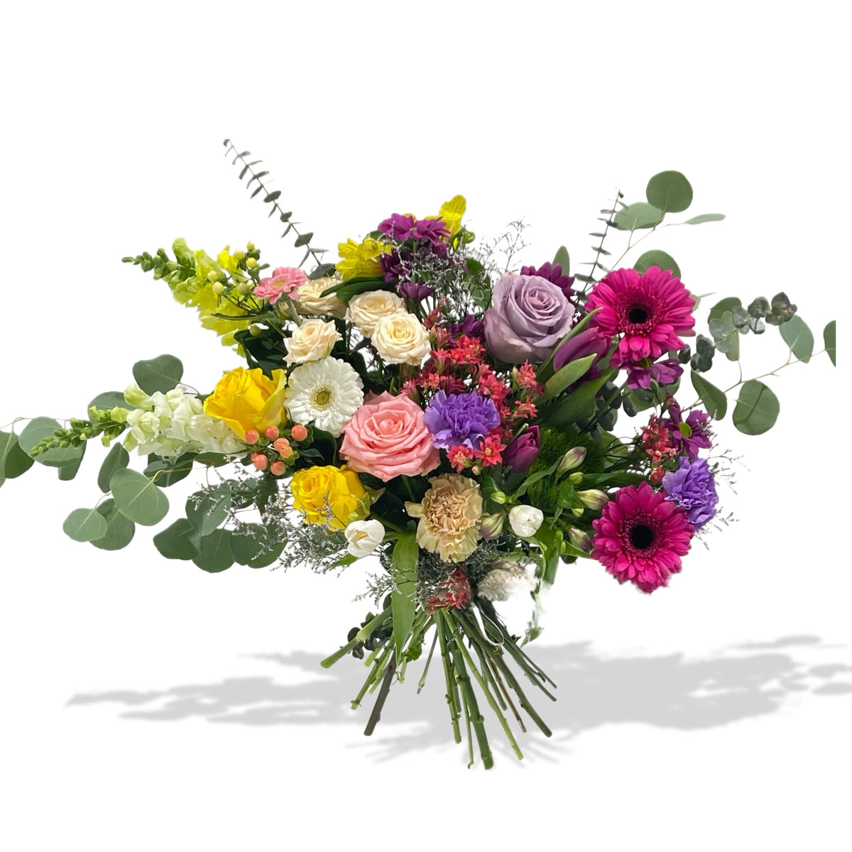 Joyful Garden Mixed Flower Bouquet by Tooka Florist – Luxury Flowers Serving North, West & Greater Vancouver