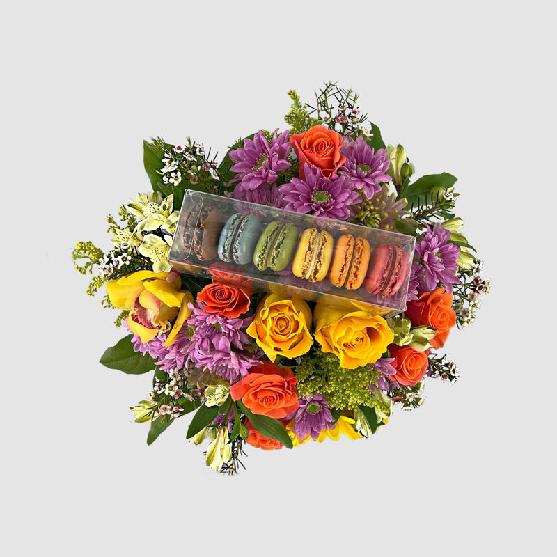 Macaroons Box by Tooka Florist – Luxury Flowers Serving North, West & Greater Vancouver