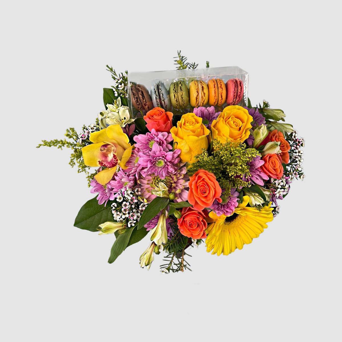 Macaroons Box by Tooka Florist – Luxury Flowers Serving North, West & Greater Vancouver