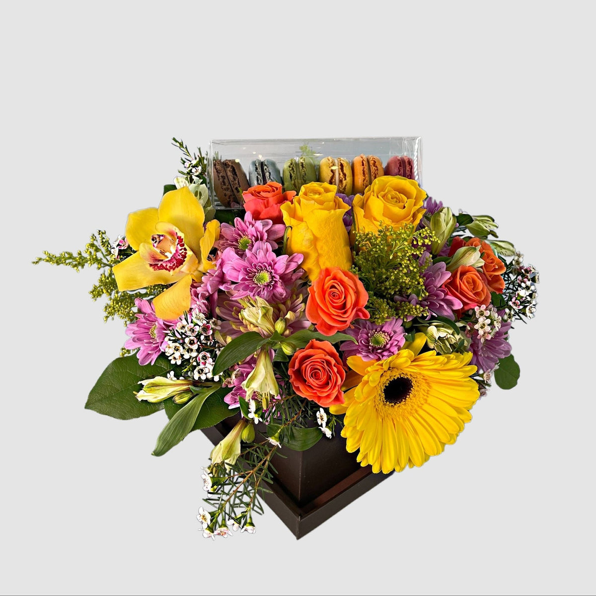 Macaroons Box by Tooka Florist – Luxury Flowers Serving North, West & Greater Vancouver