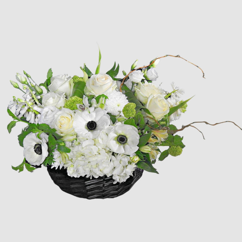 Morning Dew Basket by Tooka Florist – Luxury Flowers Serving North, West & Greater Vancouver