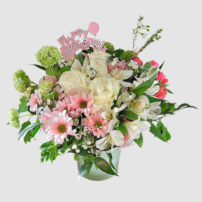 Pink Birthday by Tooka Florist – Luxury Flowers Serving North, West & Greater Vancouver