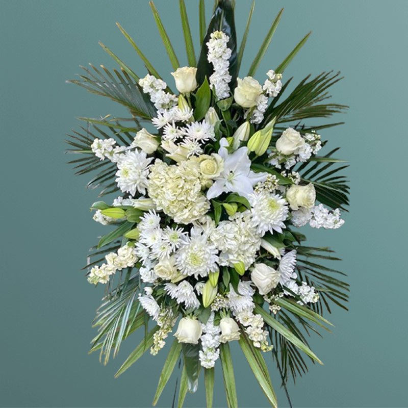 Stars of Life Standing Spray by Tooka Florist – Luxury Flowers Serving North, West & Greater Vancouver
