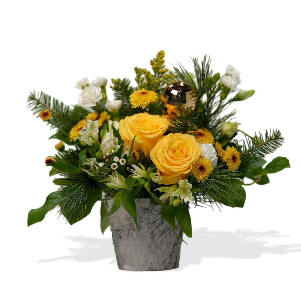 Sunny Birch Delight by Tooka Florist – Luxury Flowers Serving North, West & Greater Vancouver