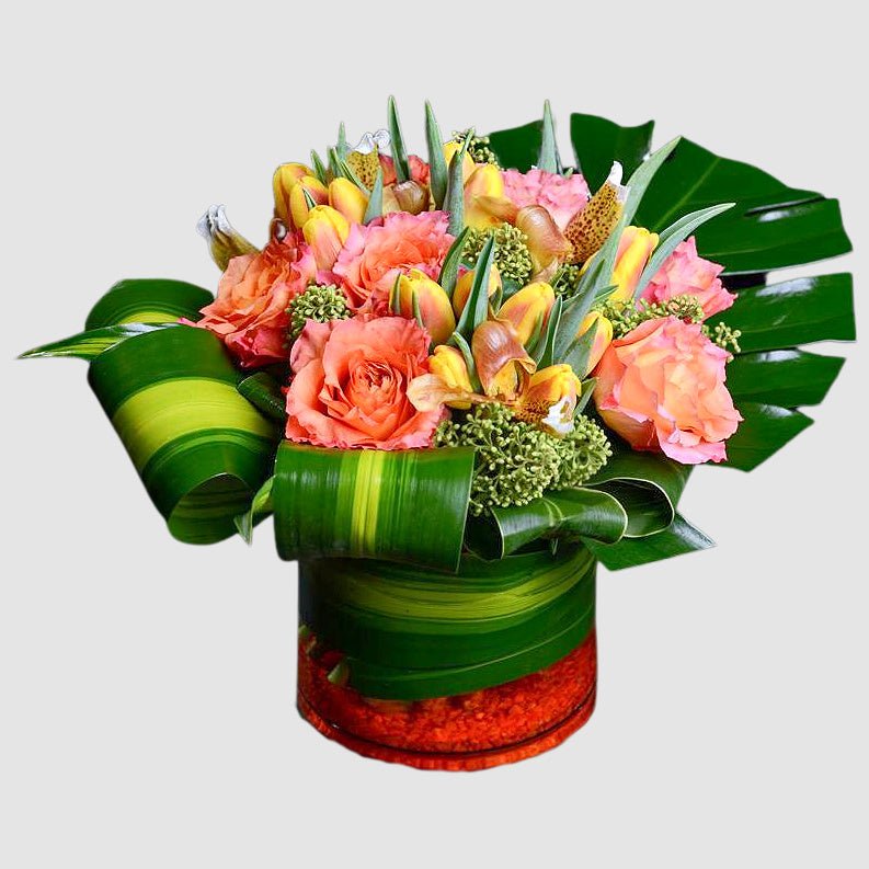 Sweet Tangerine by Tooka Florist – Luxury Flowers Serving North, West & Greater Vancouver