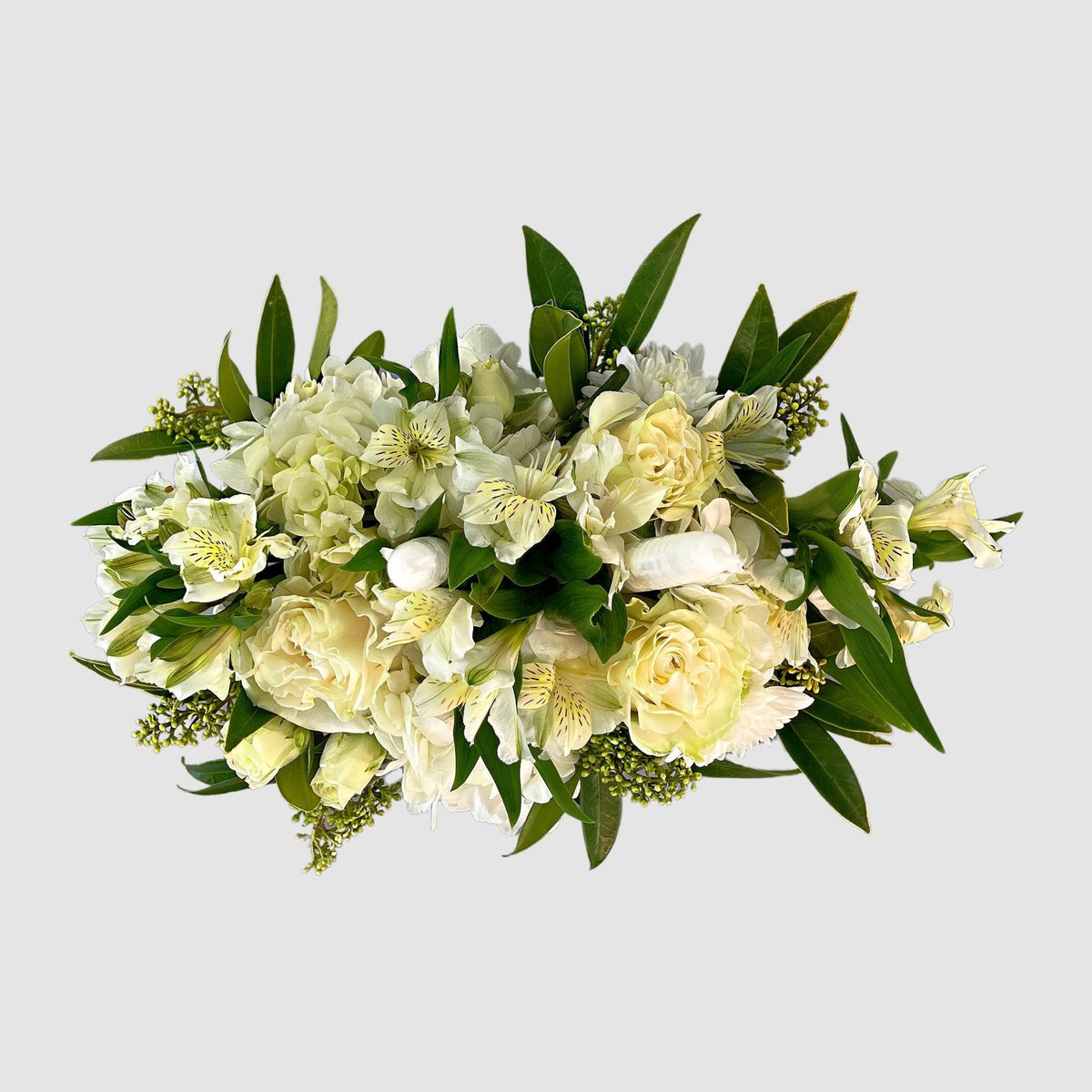 Sympathy candle Arrangement by Tooka Florist – Luxury Flowers Serving North, West & Greater Vancouver