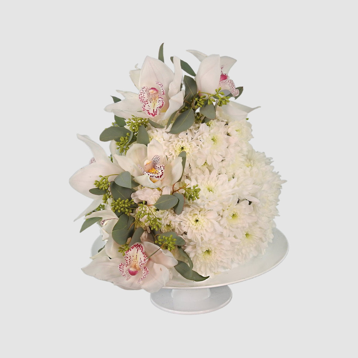 Two Tiered Flower Cake by Tooka Florist – Luxury Flowers Serving North, West & Greater Vancouver