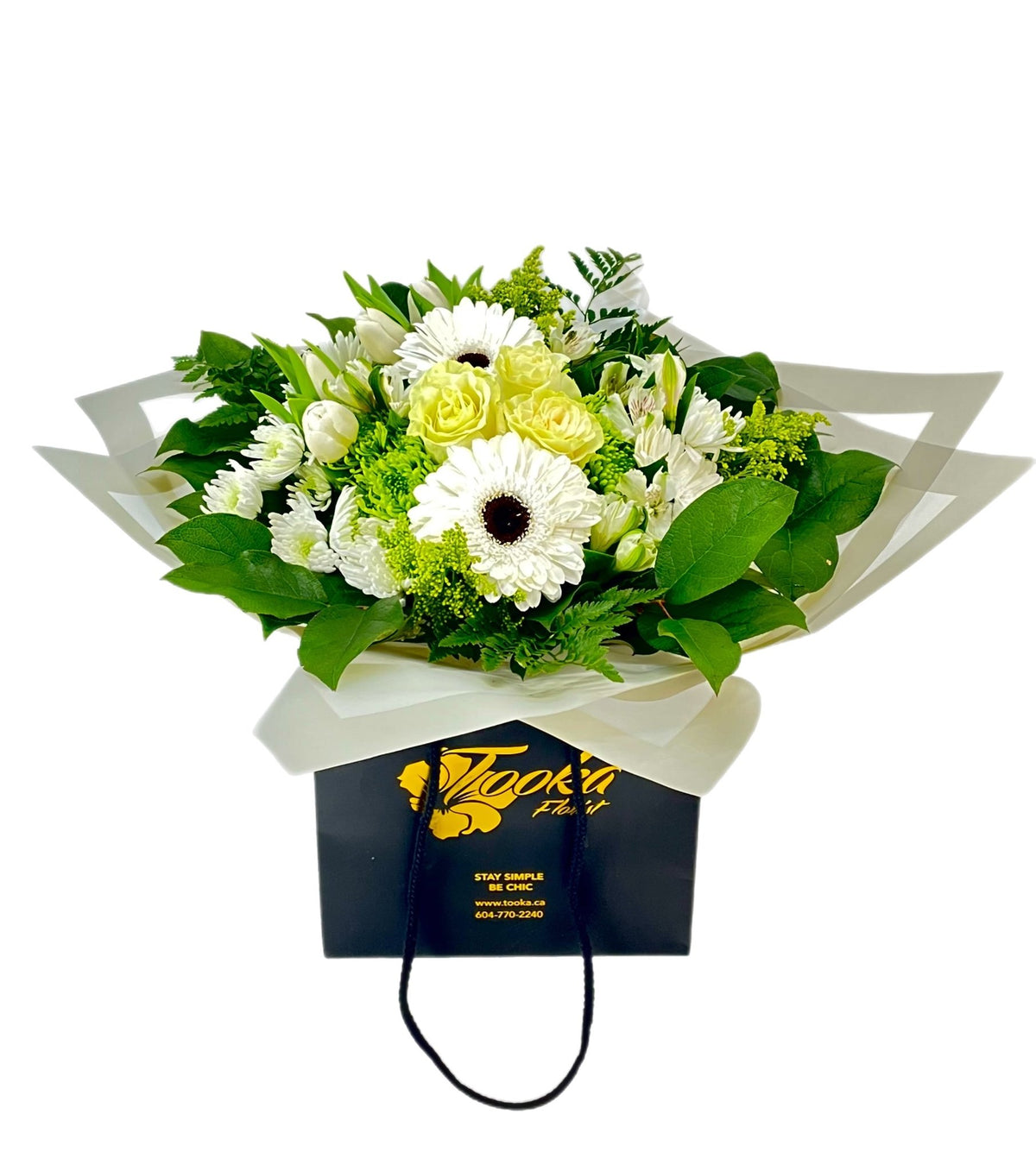 White Water - Wrap by Tooka Florist – Luxury Flowers Serving North, West & Greater Vancouver