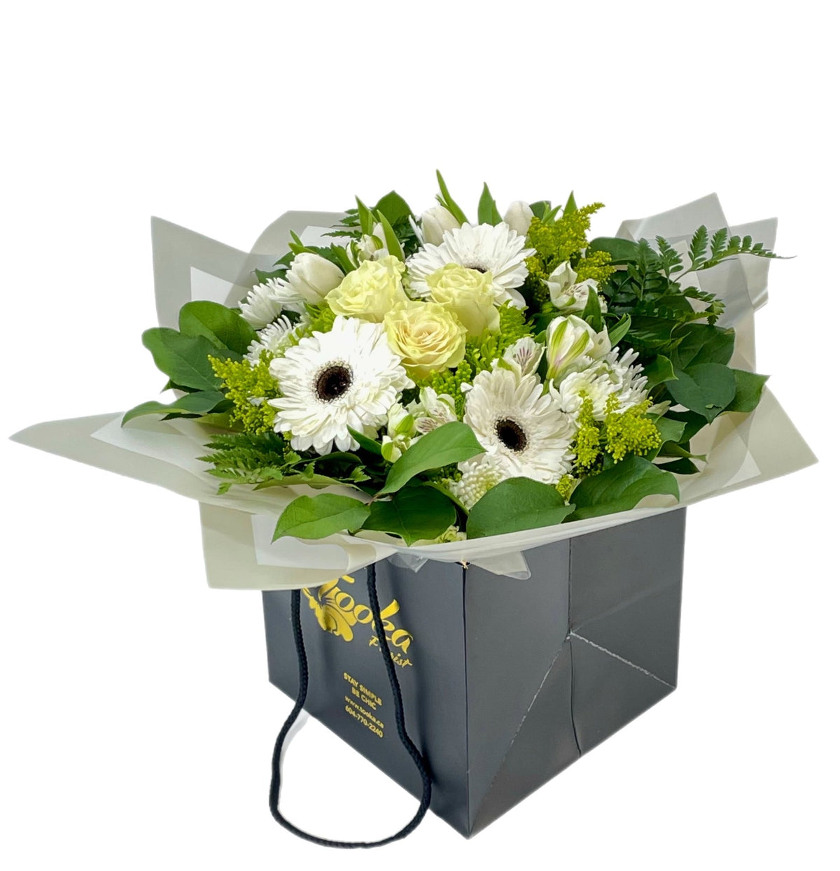 White Water - Wrap by Tooka Florist – Luxury Flowers Serving North, West & Greater Vancouver