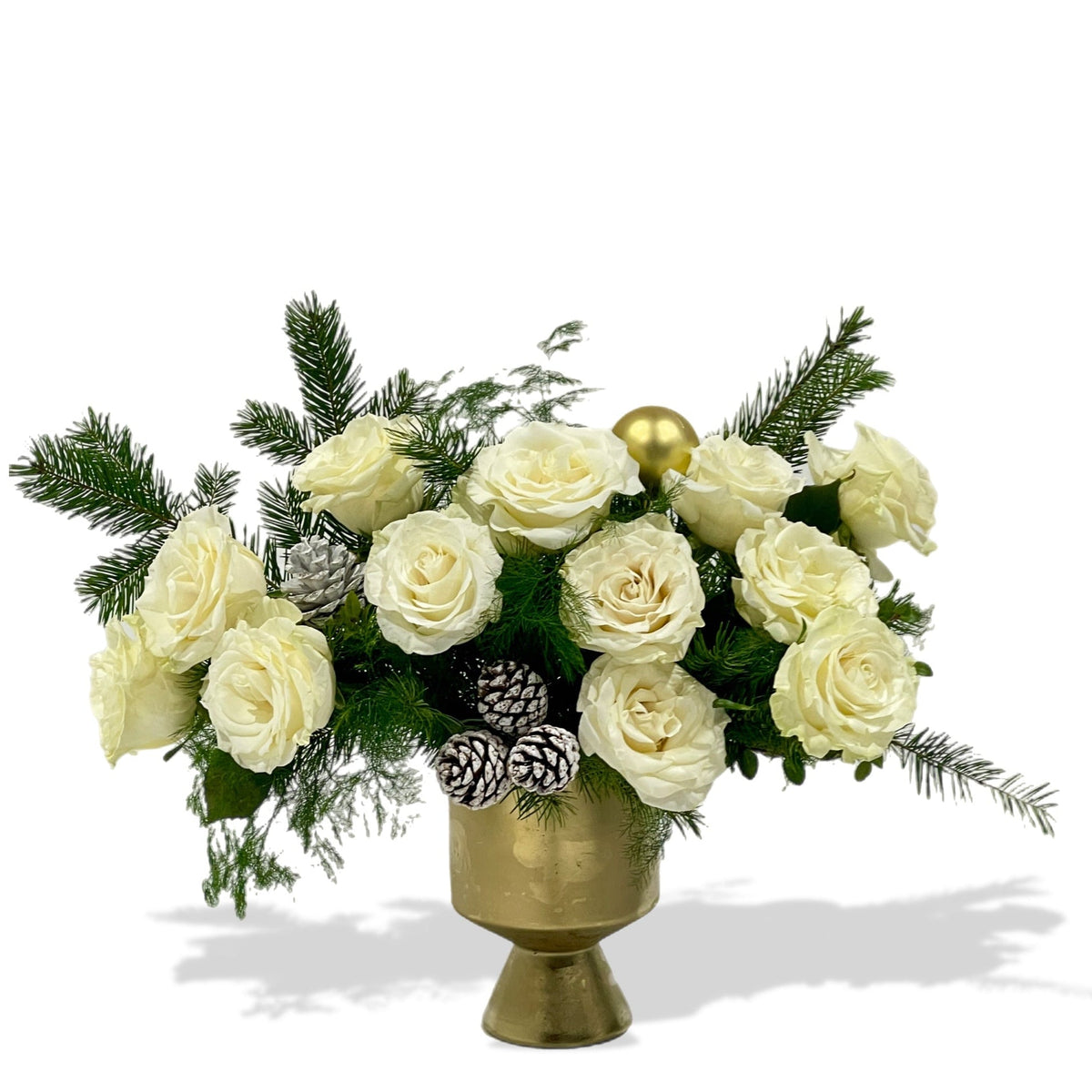Winter Rose Arrangement by Tooka Florist – Luxury Flowers Serving North, West & Greater Vancouver