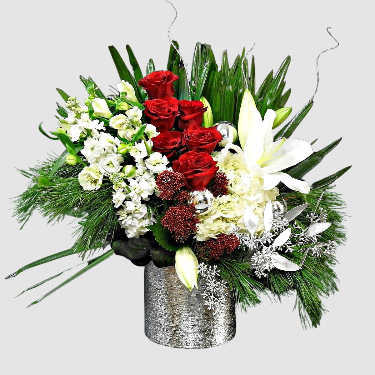 Winter Roses by Tooka Florist – Luxury Flowers Serving North, West & Greater Vancouver