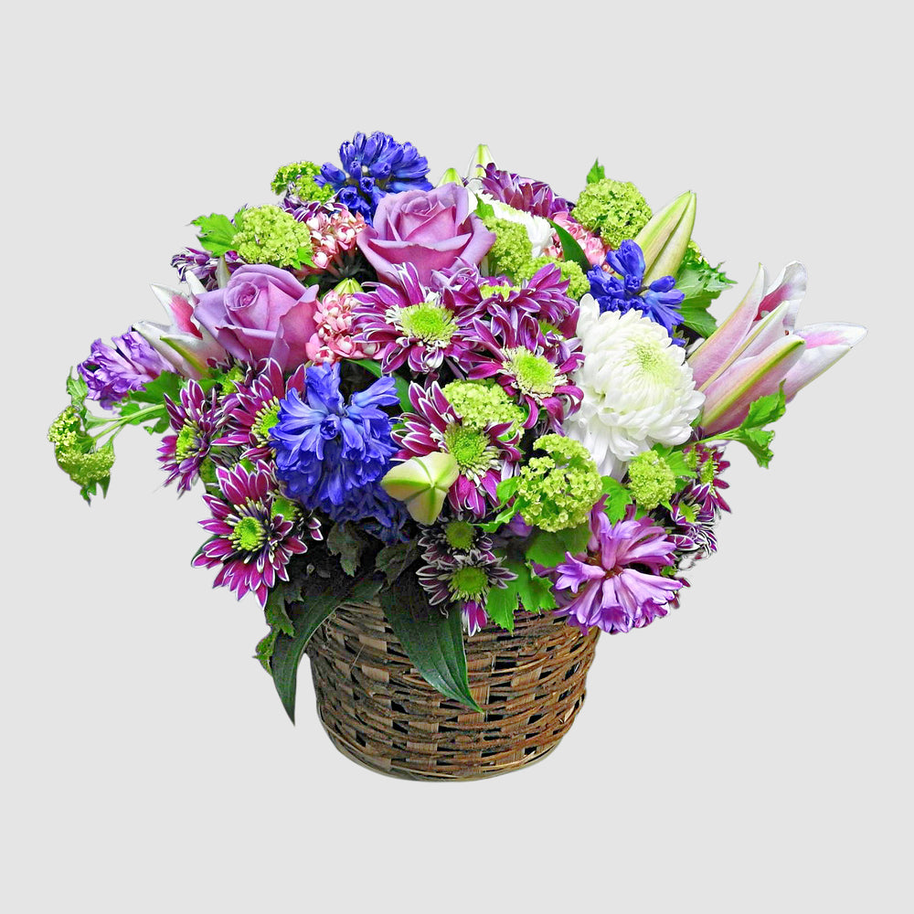 Seasonal Flower Basket - Tooka Florist
