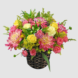 Dahlia Basket - Tooka Florist