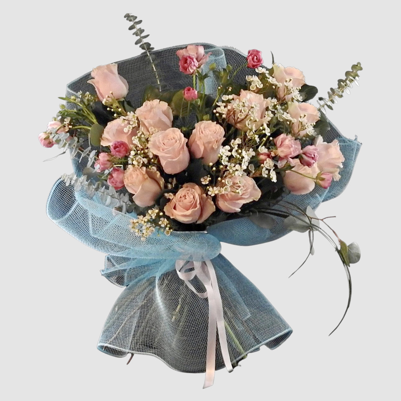 Boho Style Dozen Roses - Tooka Florist
