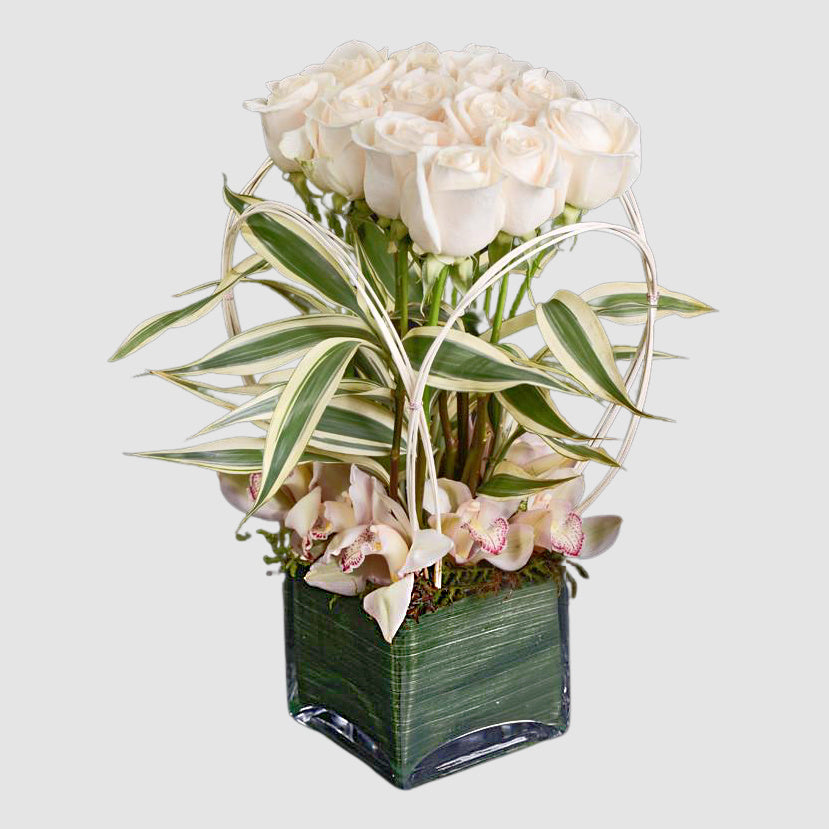 Rose & Orchid Arrangement - Tooka Florist