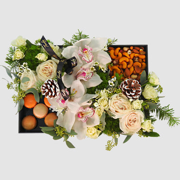 White Winter Gift Box - Tooka Florist
