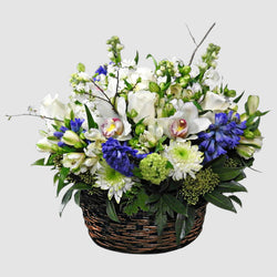 Spring Flower Basket - Tooka Florist