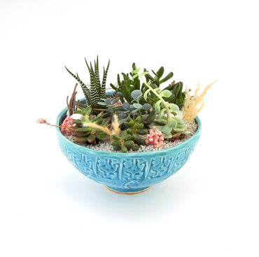 Turquoise Bowl - Tooka Florist