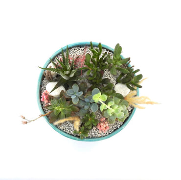 Turquoise Bowl - Tooka Florist