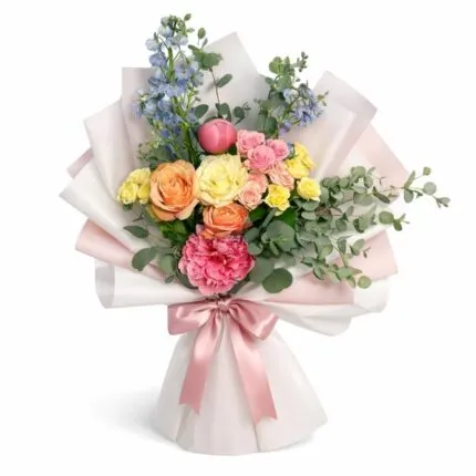 Country Charm flower basket - Sunflowers and yellow roses delivery in Vancouver