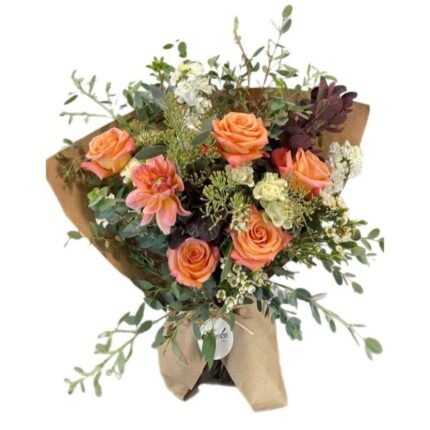 Orange Delight Hand Tied Bouquet