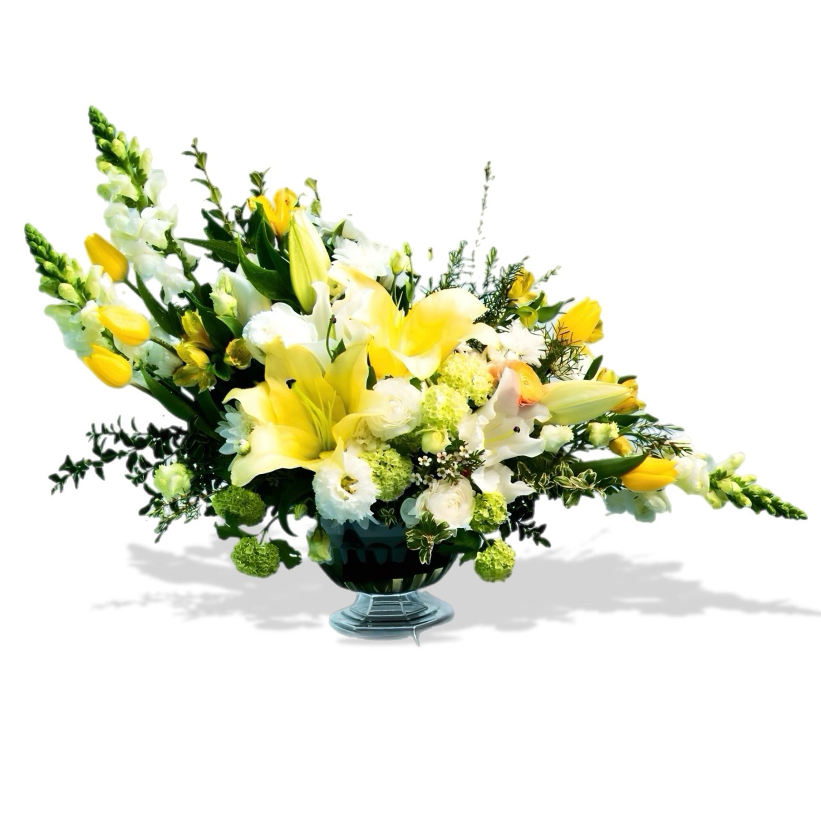 sunlit-grace-elegant-yellow-and-white-floral-arrangement-tooka-florist-north-west-greater-vancouver-6736304.jpg Sunlit Grace – Elegant Yellow and White Floral Arrangement - Image 1
