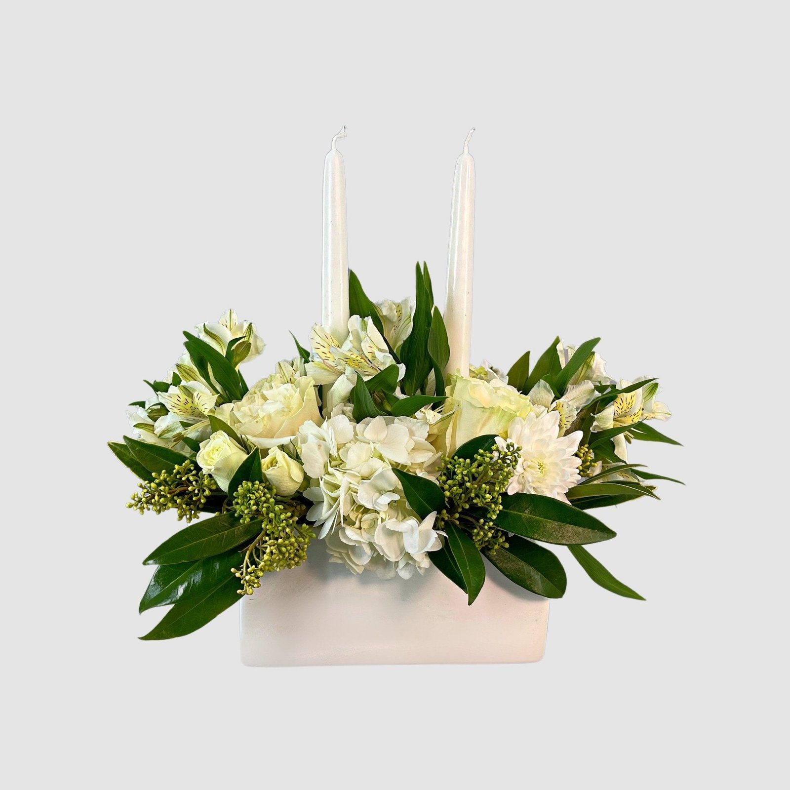 sympathy-candle-arrangement-tooka-florist-north-west-greater-vancouver-1884447.jpg Sympathy candle Arrangement - Image 1
