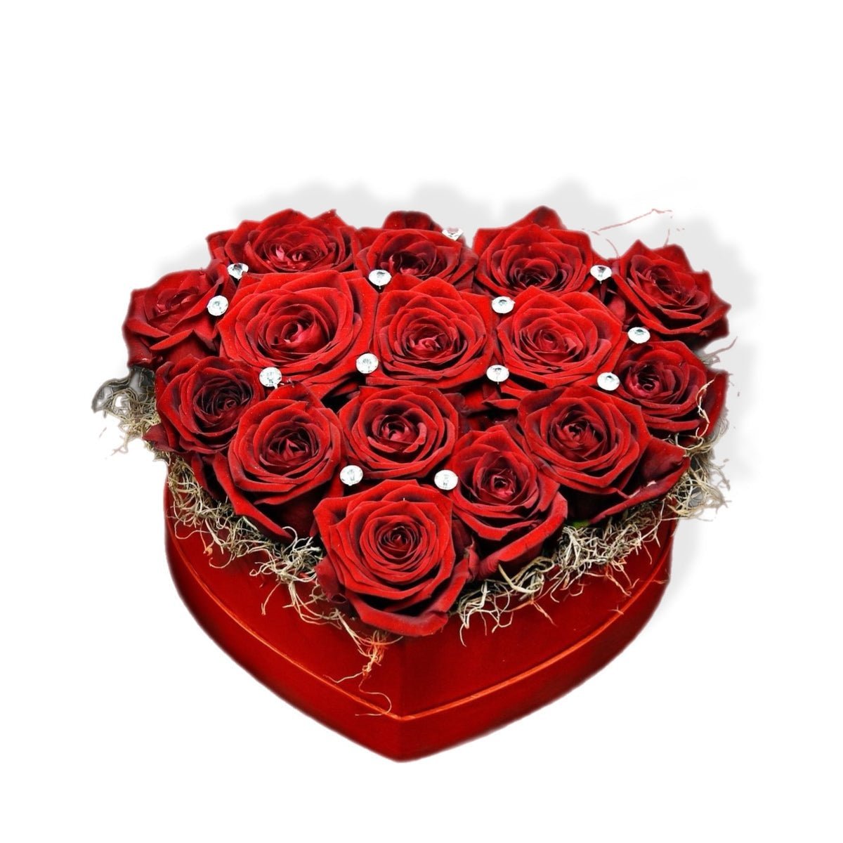 velvet-heart-tooka-florist-north-west-greater-vancouver-5383623.jpg Velvet Heart - Valentine’s Day Flowers with Personalized Card - Image 1