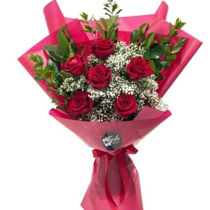 Classic Half-Dozen Red Roses